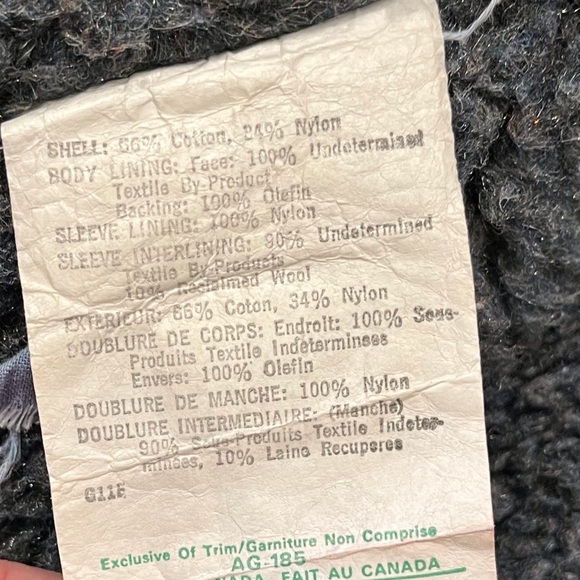 Vintage 1970 women’s large arctic parka by fashion gem made in canada - Picture 6 of 6